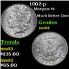 Image 1 : 1902-p Morgan Dollar $1 Grades Select Unc