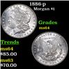 Image 1 : 1886-p Morgan Dollar $1 Grades Choice Unc