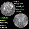 Image 1 : 1878-s Morgan Dollar $1 Grades Select+ Unc
