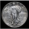 Image 2 : 1930-p Mint Error Standing Liberty Quarter 25c Grades Choice AU/BU Slider