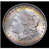 Image 2 : 1896-p Rainbow Toned Morgan Dollar $1 Grades Choice+ Unc