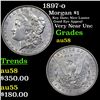 Image 1 : 1897-o Morgan Dollar $1 Grades Choice AU/BU Slider