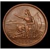 Image 2 : 1863 New York F-630am-1a Civil War Token 1c Grades Choice AU