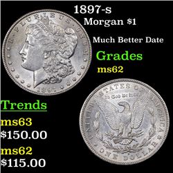 1897-s Morgan Dollar $1 Grades Select Unc