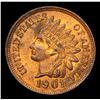 Image 2 : 1901 Indian Cent 1c Grades Choice+ Unc RB