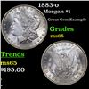 Image 1 : 1883-o Morgan Dollar $1 Grades GEM Unc