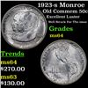 Image 1 : 1923-s Monroe Old Commem Half Dollar 50c Grades Choice Unc