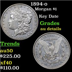 1894-o Morgan Dollar $1 Grades AU Details
