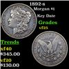 Image 1 : 1892-s Morgan Dollar $1 Grades vf+