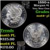 Image 1 : 1880-s Morgan Dollar $1 Grades Choice Unc+ PL