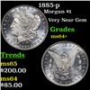 Image 1 : 1885-p Morgan Dollar $1 Grades Choice+ Unc