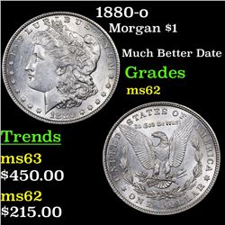 1880-o Morgan Dollar $1 Grades Select Unc