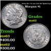Image 1 : 1878-p Rev '79 vam 222c R6 'Spiked Eye' Morgan Dollar $1 Grades Select Unc