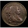 Image 2 : 1804 Draped Bust Half Cent 1/2c Grades vf++