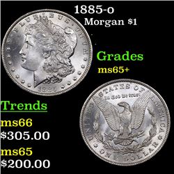 1885-o Morgan Dollar $1 Grades GEM+ Unc