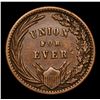 Image 3 : 1863 Union For Ever Civil War Token 1c Grades Choice AU/BU Slider
