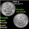 Image 1 : 1896-p Morgan Dollar $1 Grades Unc Details