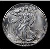 Image 2 : 1945-d Walking Liberty Half Dollar 50c Grades Choice+ Unc