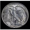 Image 3 : 1945-d Walking Liberty Half Dollar 50c Grades Choice+ Unc