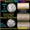 Image 1 : **Auction Highlight** Solid Carson City Uncirculated Morgan Dollar Shotgun Roll, 1882 & CC ends (fc)