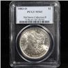 Image 8 : 5 Unc Morgan $1 Graded By PCGS Mixed Dates From The McClaren Collection