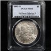 Image 4 : 5 Unc Morgan $1 Graded By PCGS Mixed Dates From The McClaren Collection