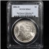 Image 8 : 5 Unc Morgan $1 Graded By PCGS Mixed Dates From The McClaren Collection
