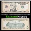 Image 1 : ***Low Serial number 2004A $10 Federal Reserve Note Grades