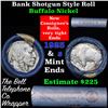 Image 1 : Buffalo Nickel Shotgun Roll in Old Bank Style 'Bell Telephone'  Wrapper 1923 & s Mint Ends