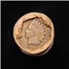 Image 3 : Mixed small cents 1c orig shotgun roll, 1920-d Wheat Cent, 1896 Indian Cent other end,McDnalds Wrapp