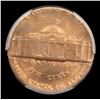 Image 3 : ***Auction Highlight*** PCGS 1980-p Mint Error Jefferson Nickel 5c Graded ms64 rb By PCGS (fc)