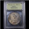 Image 4 : ***Auction Highlight*** 1883-o Rainbow Toned Morgan Dollar $1 Graded GEM+ Unc By USCG (fc)
