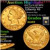 Image 1 : ***Auction Highlight*** 1847/7-p fs-301 MPD 3nd Finest Known Gold Liberty $5 Graded Select Unc By US