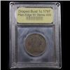 Image 4 : ***Auction Highlight*** 1797 Plain Edge W/ Stems Draped Bust Large Cent 1c Graded vf++ By USCG (fc)