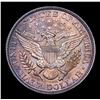 Image 3 : ***Auction Highlight*** 1892-p Rainbow Toned Barber Half Dollars 50c Graded GEM Unc By USCG (fc)