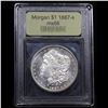 Image 4 : ***Auction Highlight*** 1887-s Morgan Dollar $1 Graded GEM+ Unc By USCG (fc)