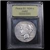 Image 4 : ***Auction Highlight*** 1934-s Peace Dollar $1 Graded Select Unc By USCG (fc)