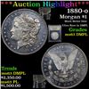 Image 1 : ***Auction Highlight*** 1880-o Morgan Dollar $1 Graded Select Unc DMPL By USCG (fc)