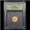 Image 4 : ***Auction Highlight*** 1912-p Gold Indian Quarter Eagle $2 1/2 Graded Choice Unc By USCG (fc)