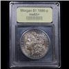 Image 4 : ***Auction Highlight*** 1886-p Rainbow Toned Morgan Dollar $1 Graded GEM+ Unc By USCG (fc)