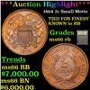 Image 1 : ***Auction Highlight*** 1864 Small Motto Two Cent Piece 2c Graded GEM+ Unc RB By USCG (fc)