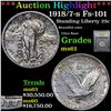 Image 1 : ***Auction Highlight*** 1918/7-s Fs-101 Standing Liberty Quarter 25c Graded BU+ By USCG (fc)