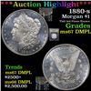 Image 1 : ***Auction Highlight*** 1880-s Morgan Dollar $1 Graded GEM++ DMPL By USCG (fc)