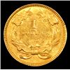 Image 3 : ***Auction Highlight*** 1856 SLANTED 5 Type 3 Gold Dollar $1 Grades Select+ Unc (fc)