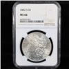 Image 2 : NGC 1882-s Morgan Dollar $1 Graded ms66 By NGC