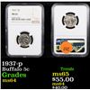 Image 1 : NGC 1937-p Buffalo Nickel 5c Graded ms64 By NGC