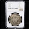 Image 2 : NGC 1922-d Peace Dollar $1 Graded ms61 By NGC