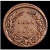 Image 3 : 1863 Liberty Cap Mint Error Civil War Token 1c Grades Unc+ BN