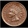 Image 2 : 1884 Indian Cent 1c Grades xf