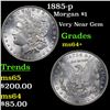 Image 1 : 1885-p Morgan Dollar $1 Grades Choice+ Unc
